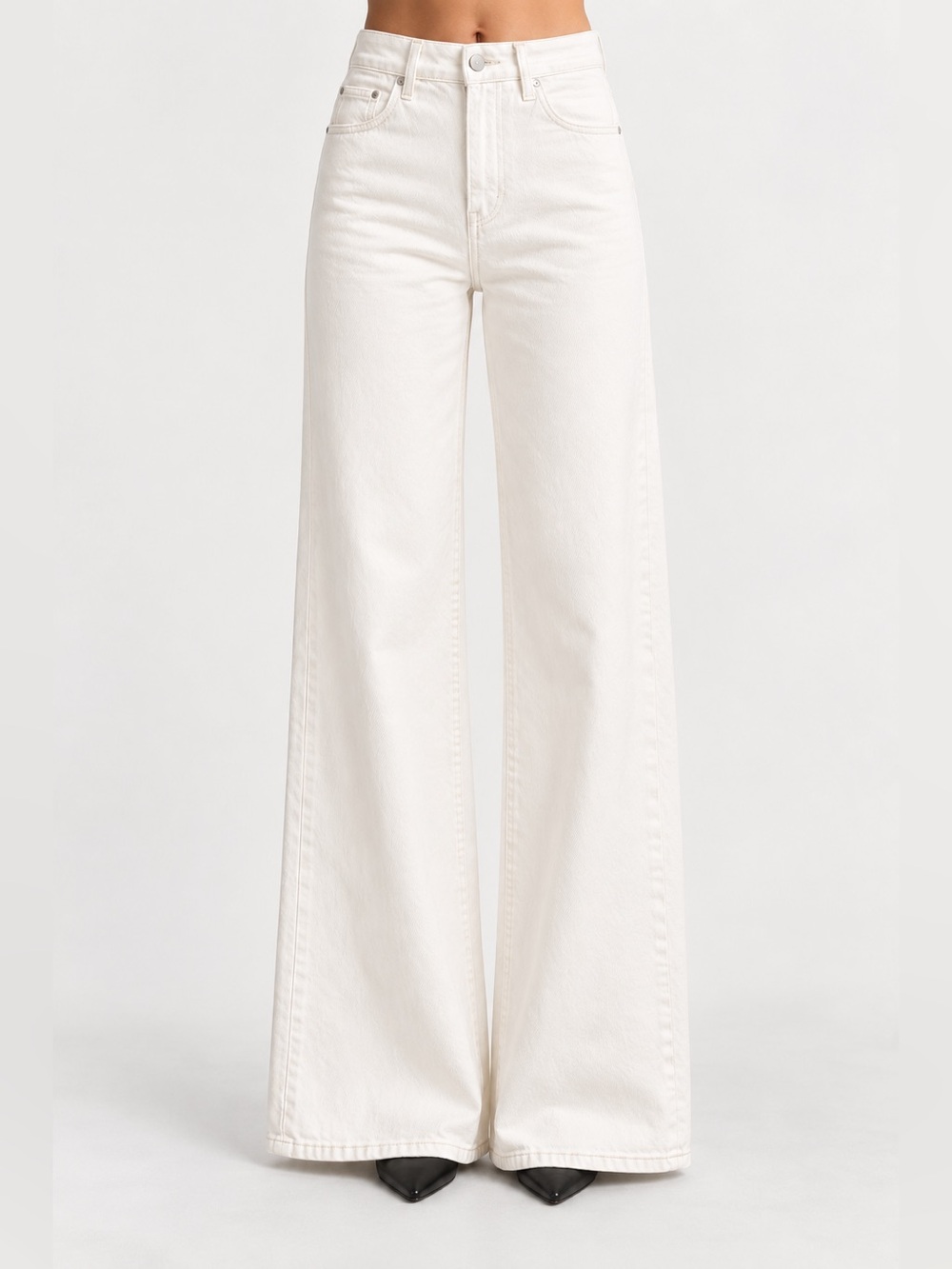 Good American High-Rise Wide Leg Jeans